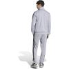 imageadidas mens Basic 3stripes Tricot Track SuitHalo Silver