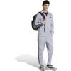 imageadidas mens Basic 3stripes Tricot Track SuitHalo Silver