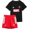 imageadidas Baby Marvel TShirt SetSpidermanBlackWhite