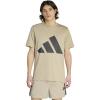 imageadidas Mens Essentials Big Logo TShirtWonder CargoBlack