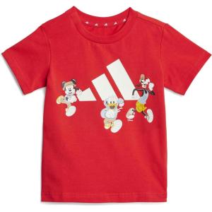 imageadidas Baby Disney Mickey Mouse TShirtPure RubyOff White