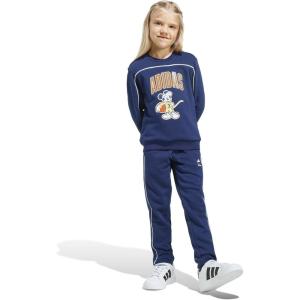 imageadidas Boys Marvel SpiderMan JoggerDark BluePure OrangeOff WhiteMickey Mouse