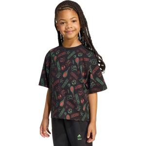 imageadidas Kids Disney Mickey Mouse TShirtBlackImpact OrangeLime Burst
