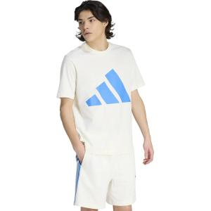 imageadidas Mens Essentials Big Logo TShirtOff WhiteRay Blue