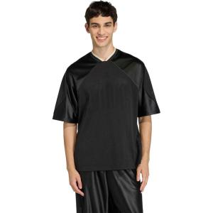 imageadidas Mens Men Stadium Seasonal Mesh TShirtBlackOff White