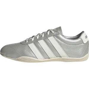 imageadidas Womens Grand Court Lo SneakersSilver MetallicOff WhiteWhite