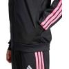 imageadidas Mens Essentials Warmup 3stripes Track TopBlackLucid Pink