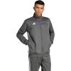 imageadidas Mens Tiro 25 Essentials Training Track TopGreyWhite