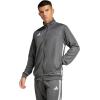 imageadidas Mens Tiro 25 Essentials Training Track TopGreyWhite