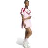 imageadidas Womens House of Tiro Mesh Skirt Clear PinkMaroon Large