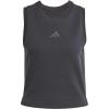 imageadidas Womens Soft Lux Crew Neck Tank Casual  Off WhiteBlack