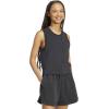 imageadidas Womens Soft Lux Crew Neck Tank Casual  Off WhiteBlack