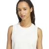 imageadidas Womens Soft Lux Crew Neck Tank Casual  Off WhiteOffwhite