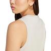 imageadidas Womens Soft Lux Crew Neck Tank Casual  Off WhiteWonder Alumina