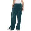 imageadidas Womens Tiro Velour OpenHem PantsAurora Ivy