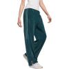 imageadidas Womens Tiro Velour OpenHem PantsAurora Ivy