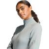 imageadidas womens All Szn Soft Lux Slim Track TopWonder Sage