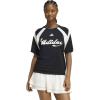 imageadidas Womens House of Tiro Graphic Jersey BlackOff WhiteWhite Medium