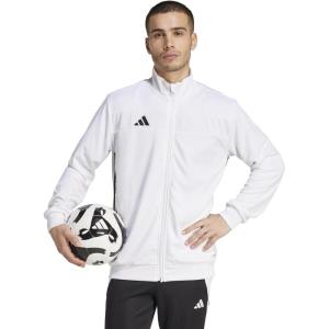 imageadidas Mens Tiro 25 Essentials Training Track TopWhiteBlack