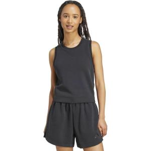 imageadidas Womens Soft Lux Crew Neck Tank Casual  Off WhiteBlack