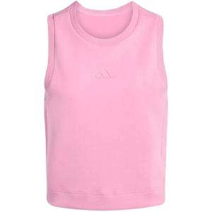 imageadidas Womens Soft Lux Crew Neck Tank Casual  Off WhiteSt Tropic Bloom