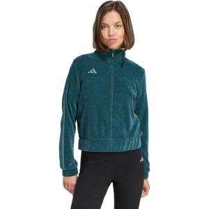 imageadidas Womens Tiro Velour Track TopAurora Ivy