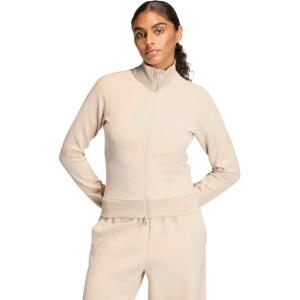 imageadidas womens All Szn Soft Lux Slim Track TopCrystal Linen
