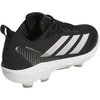 image:imageadidas Adizero Instict TPU 20 Softball CleatsBlackWhiteSilver Metallic