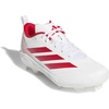image:imageadidas Adizero Instict TPU 20 Softball CleatsWhiteTeam Power RedTeam Power Red