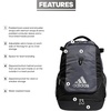 image:imageadidas Utility XL Baseball Backpack  Helmet Shoes Bat Storage 34LOnix Grey
