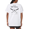 image:imageadidas Womens Softball Graphic TShirtWhite