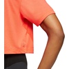 image:imageadidas Womens Train Essentials Boxy Workout Crew Neck Short Sleeve Athletic Casual Tops Casual  WhiteLucid Red