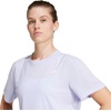 image:imageadidas Womens Train Essentials Boxy Workout Crew Neck Short Sleeve Athletic Casual Tops Casual  WhiteViolet Tone