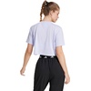 image:imageadidas Womens Train Essentials Boxy Workout Crew Neck Short Sleeve Athletic Casual Tops Casual  WhiteViolet Tone