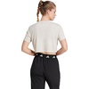 image:imageadidas Womens Train Essentials Boxy Workout Crew Neck Short Sleeve Athletic Casual Tops Casual  WhiteWonder Alumina