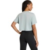 image:imageadidas Womens Train Essentials Boxy Workout Crew Neck Short Sleeve Athletic Casual Tops Casual  WhiteWonder Sage