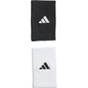 image:imageAdidas UnisexAdult Interval Reversible Wristband  Athletic Sweatband for Men and WomenBlackWhite20Large