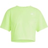 image:imageadidas Womens Train Essentials Boxy Workout Crew Neck Short Sleeve Athletic Casual Tops Casual  WhiteLucid Lemon
