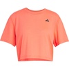 image:imageadidas Womens Train Essentials Boxy Workout Crew Neck Short Sleeve Athletic Casual Tops Casual  WhiteLucid Red
