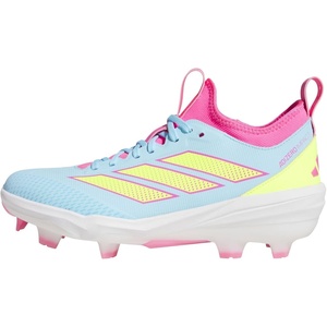 image:imageadidas Adizero Impact 20 TPU Baseball CleatsBliss BlueLucid LemonLucid Pink