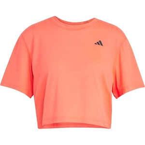 image:imageadidas Womens Train Essentials Boxy Workout Crew Neck Short Sleeve Athletic Casual Tops Casual  WhiteLucid Red