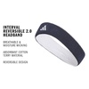 image:imageAdidas Unisex Interval Reversible Headband  Athletic Sports SweatbandTeam Navy BlueWhite