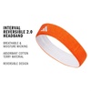 image:imageAdidas Unisex Interval Reversible Headband  Athletic Sports SweatbandTeam OrangeWhite
