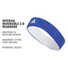 image:imageAdidas Unisex Interval Reversible Headband  Athletic Sports SweatbandTeam Royal BlueWhite
