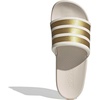 image:imageadidas Adilette Comfort 20 SlidesOff WhiteGold MetallicChalk White