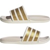 image:imageadidas Adilette Comfort 20 SlidesOff WhiteGold MetallicChalk White