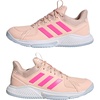 image:imageadidas Womens Court Flight Indoor Volleyball Volleyball Sneakers Shoes  PinkBlush PinkLucid PinkWhite