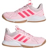 image:imageadidas Womens Court Flight Indoor Volleyball Volleyball Sneakers Shoes  PinkDistilled PinkSolar TurboGum