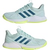 image:imageadidas Womens Court Flight Indoor Volleyball Volleyball Sneakers Shoes  PinkHalo MintYellow