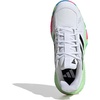 image:imageadidas Womens Court Flight Indoor Volleyball Volleyball Sneakers Shoes  PinkWhiteBlackGreen Spark
